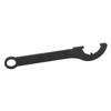 Spanner Wrench Black Color Portable Ergonomic Design 45 Steel Hook Wrench Tool for Machinery
