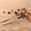 Metal Alloy Lion & Horse Head Zodiac Solid Wood Long Shoehorn