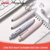 Mitsubishi UMN-SP Mini Bubble Ball Pen - New Color, Small Tip, Chubby Shape, Japan Imported