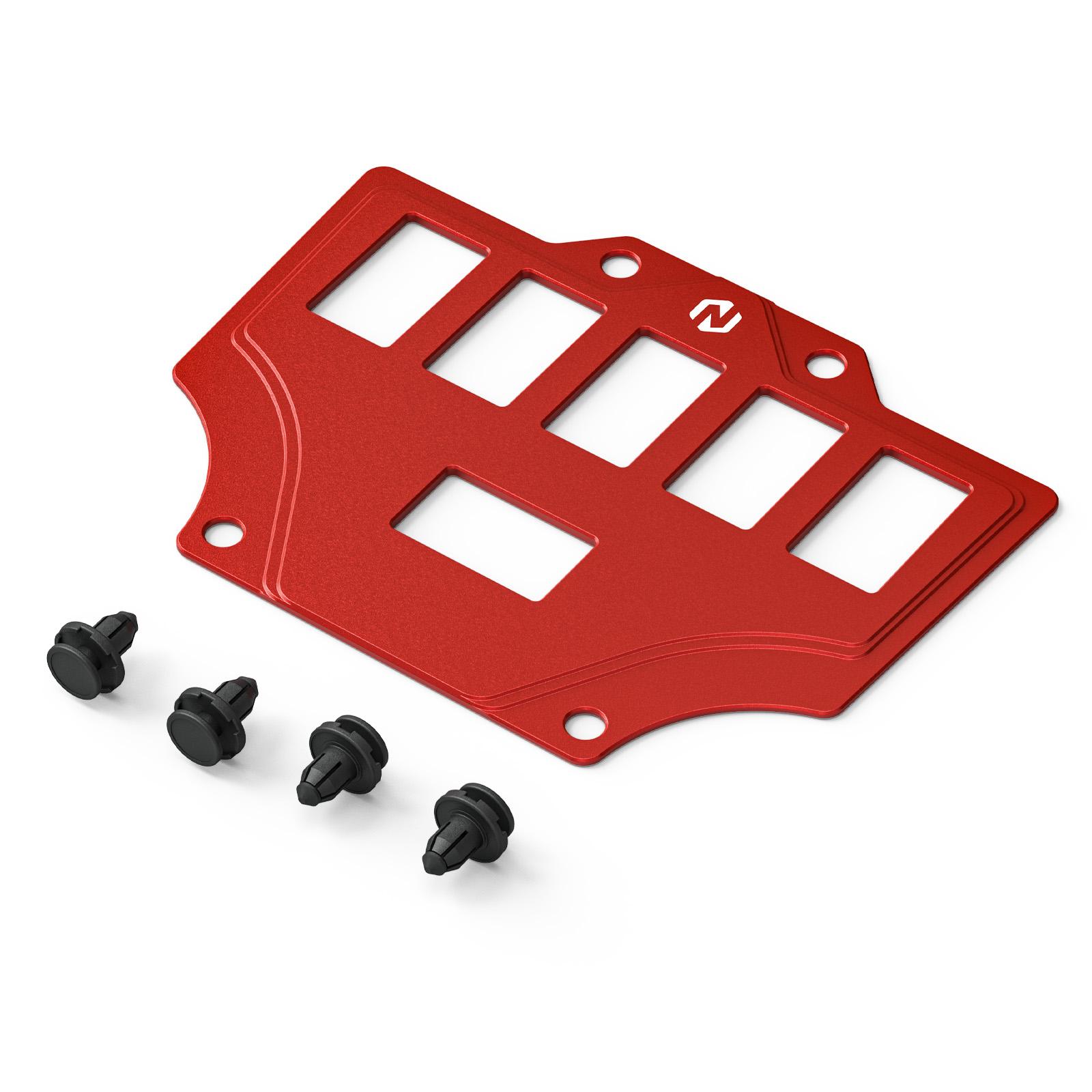 NICECNC ATV Dash Rocker Switch Plate Panel for Honda Talon 1000R 1000X 1000XS 4 2019-2024 Rocker Switch Panel Housing Holder красный