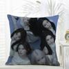 Casual Daily Kpop Girl Group Fans Gift NNMIXX Cushion Cover Daily Washable Linen Pillowcase Soft  for Sofa Bed Home Room Decor