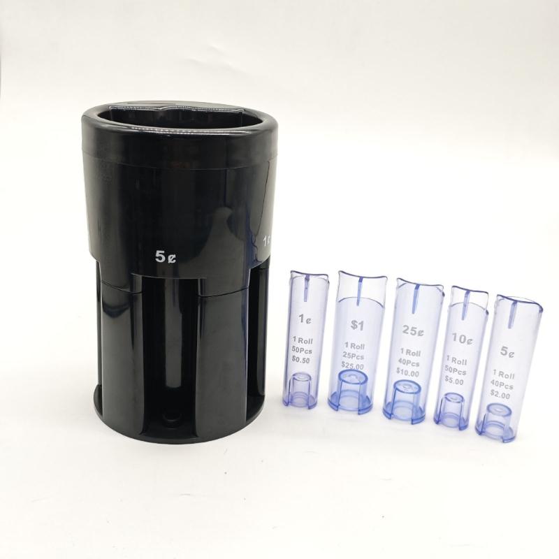 5 in 1 Money Counter for Spare Change Features Integrated Coin Storage System Automatic Coin Sorting Machine Device