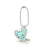 Anime Acrylic Key Ring for Brionne Alolan Meowth Pumpkaboo Chimchar Espurr Piplup Q Version Self-Made Acrylic Key Chain Pendant