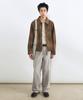Insilence Vintage Washed Denim Pants Ash Beige