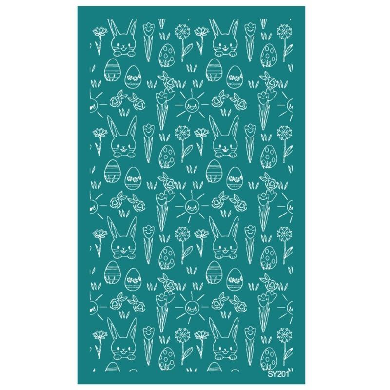 

Трафарети для шовкографії для виготовлення сережок з глини 6,3x4 дюйми Трафарети для шовкографічного друку