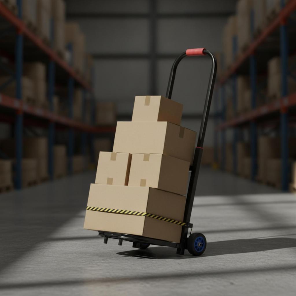 Folding Hand Truck with Ropes Portable High Capacity