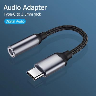 USB Type C To 3.5mm Earphones USB C Cable USB C To 3.5 Headphone Adapter Audio Cable For iPhone 15 Series Samsung Laptop Macbook