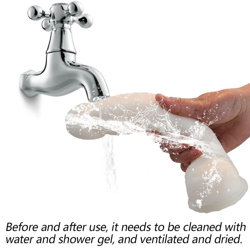 Superweicher Dildo mit Saugnapf, weibliches Masturbationsspielzeug, Penis-Hautgefühl, realistischer Schwanz, weiches Material für Oralsex, weiblich