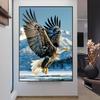 5d DIY Diamond Painting Cross Stitch Animal Eagle Diamond Embroidery Mosaic Full Round Drill Home Decor Arts