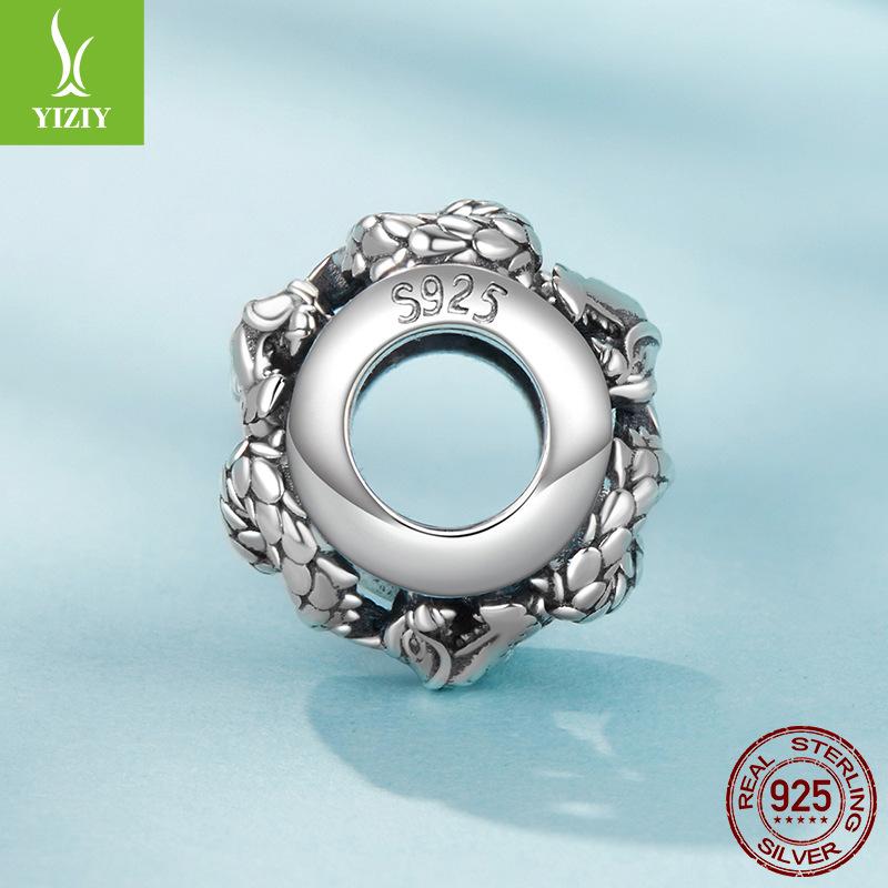 China Fengfeilong Beaded Diy Accessories S925 Sterling Silver Mysterious Lucky Beads Loose Beads