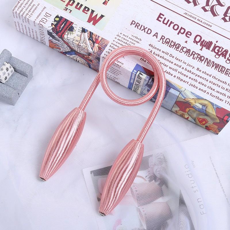 Flexible Wire Curtain Tiebacks Modern Decorative Curtain Holders Rope Ties for Window Treatment Home Decor
