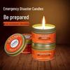 Eco-friendly Windproof Waterproof Candle: Odorless, Smokeless Emergency Lighting for Power Outages and Outdoor Camping.