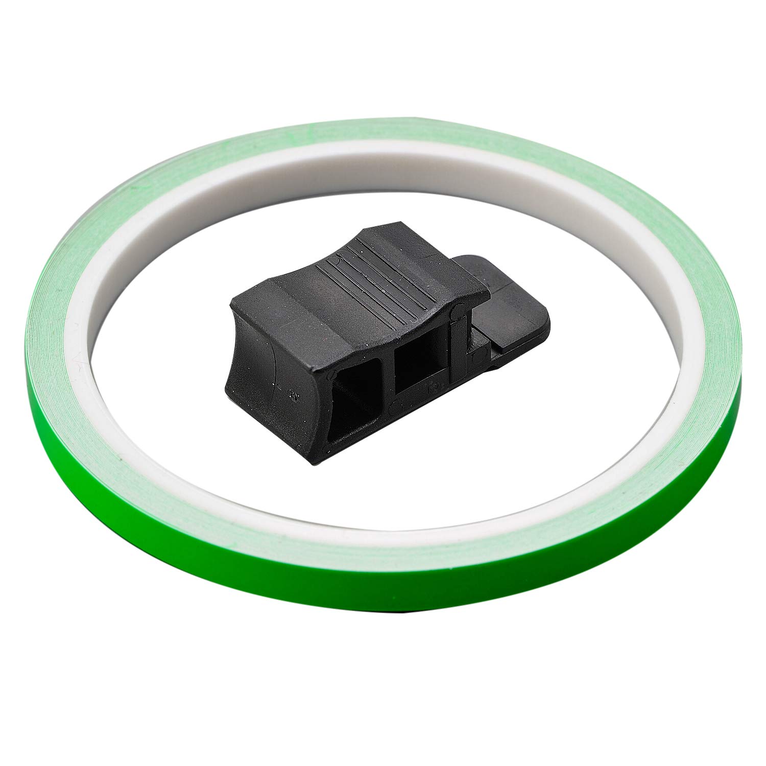 

Daytona PROGRIP Motorcycle Rim 7mm x 6m 4 wraps around an Wheel 98019 Stickers, (approximately 18-inch wheel), Tape, Green, зелёный