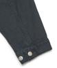 NOMANUAL Denim Trucker Zip Jacket - Washed Black