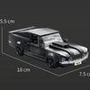 Wohnmobil Set Bausteine Klassisches Wohnmobil/Sportwagen/Motorrad Modell, Schwarz, Sammlerfahrzeug-Set für Erwachsene, Valentinstag, Weihnachten, Perfekter Geburtstag Oder