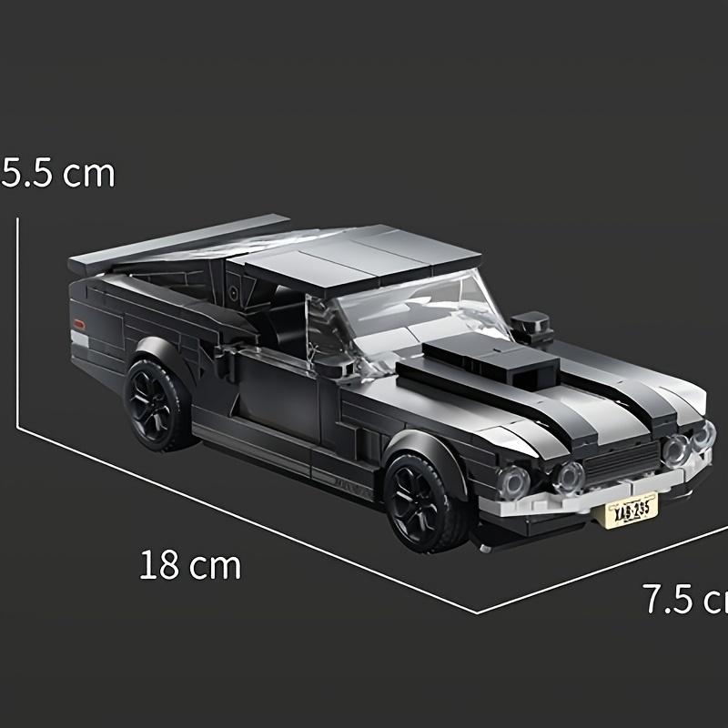 Wohnmobil Set Bausteine Klassisches Wohnmobil/Sportwagen/Motorrad Modell, Schwarz, Sammlerfahrzeug-Set für Erwachsene, Valentinstag, Weihnachten, Perfekter Geburtstag Oder