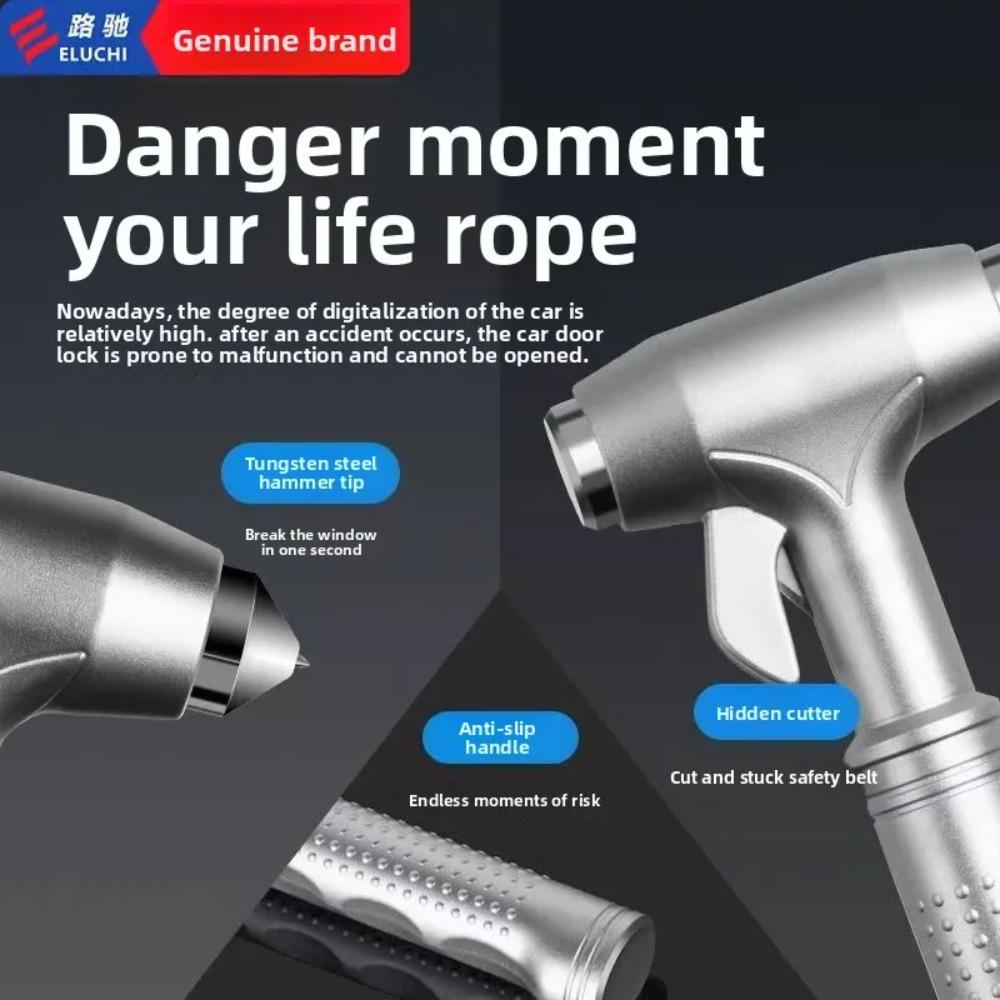 The New One-second Window Breaker, A Multi-functional Life-saving Emergency Escape Tool for Safe Cars, Is Designed for Car Use