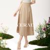 Yalida chiffon drape pleated design umbrella skirt casual half skirt