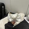 Fashiable and Versatile Mini Bag, Casual Commuting Handbag, 2026 New Korean Versi Pearl Bow Bags
