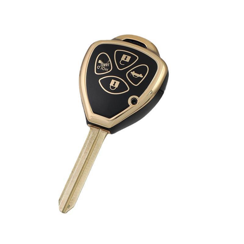 Toyota Straight Key Case for 2-4 Button Keys: Camry, Corolla