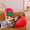 Tomato Plush Doll Simulation Tomato Throw Pillow Doll Plush Toy Large Vegetable Doll Activity Gift