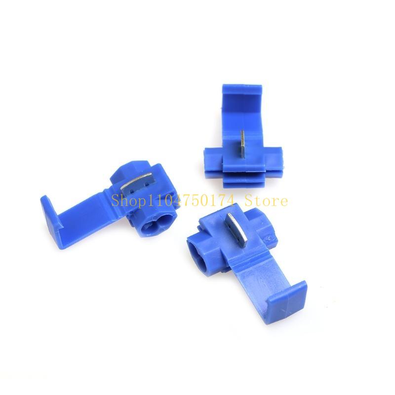 50 Pcs Lock Wire Electrical Cable Connector Quick Terminal Crimp top sale