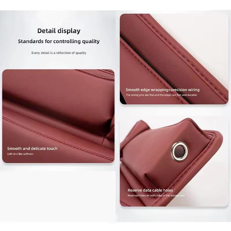 Volkswagen Car Seat Gap Storage Box Auto Seat Side Seam Leak-Proof Plug For VW Teramont ID3 Golf Tiguan T-Cross Amarok Phaeton Mo0