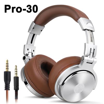 Pro30 Over Ear Headphone, Wired Premium Stereo Sound Headsets with Protein Earmuffs and Shareport for Recording Monitoring Podcast PC TV