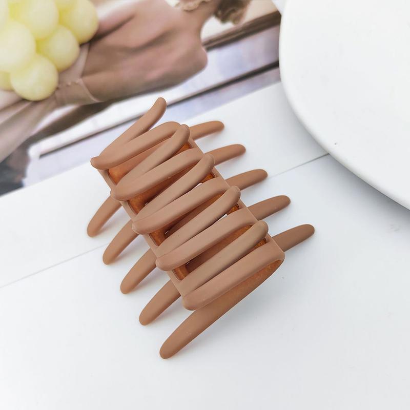 1 Stück Schwarzer Pferdeschwanz Haarnadel Haarschmuck Doppelseitiger Haarclip Haarkamm für Damen Mattierter Verzahnter Anti-Rutsch-Kamm