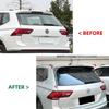 Per Volkswagen VW Tiguan MK2 2017 2018 2019-2023 Rline Spoiler a Vela per Tetto del Bagagliaio Posteriore+Copertura Deflettore Laterale del Lunotto Posteriore Kit Bordo