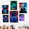 Colorful Video Game Gamer Wall Art Canvas Painting Nordic Posters And Prints Fashion Pictures For Teen Boy Bedroom Decor