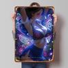Anime Girl With Butterfly Wings Tin Poster Customized Retro Wall Art Vintage Metal Signs for Room Decoration Bedroom Wand Deko