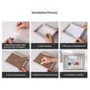 Photo Frame Rectangular Picture Frame for Wall Mounting or Tabletop Display Standing Desktop Wood Photo Frame with Clear Cover