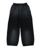 THE COLDEST MOMENT Tcm Flower Washed Sweat Pants (Black)