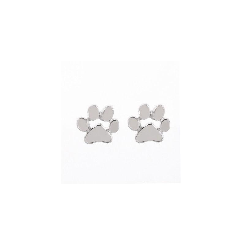 Cat Fashion Dog Paw Prints Earring Puppy Paw Prints Earring Studs For Children For Pets Lovers 11mm