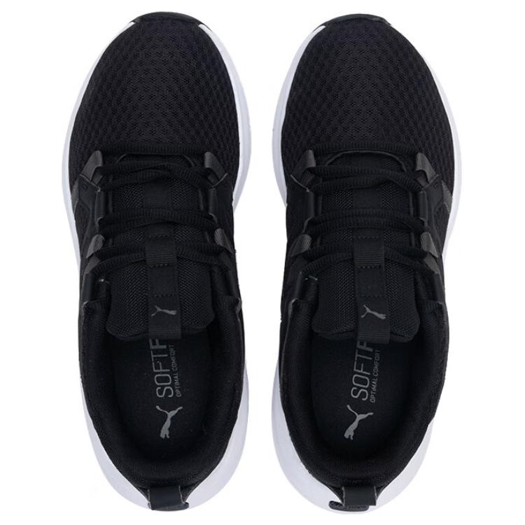 Puma Softride Flex Vital Comfortable Versatile Non-Slip Wear-Resistant Low-Top Running Shoes Unisex sneaker Black White 379271-05