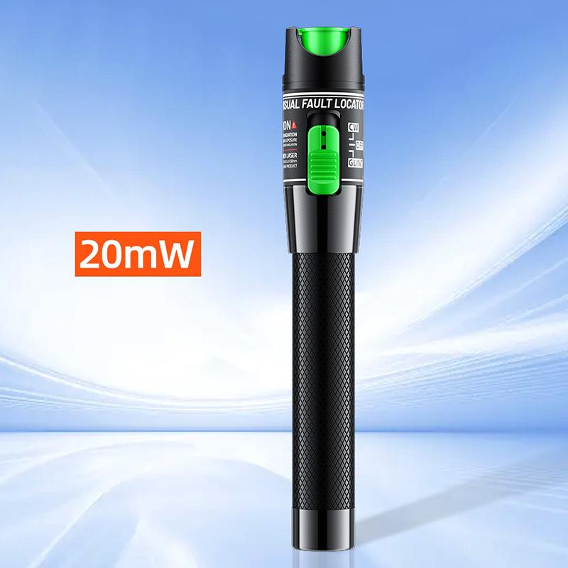 Localizador visual de falhas 5Mw-100Mw Ponteiro laser vermelho Ferramenta de teste de fibra óptica Testador de cabo de fibra óptica Interface universal Fc/Sc/St