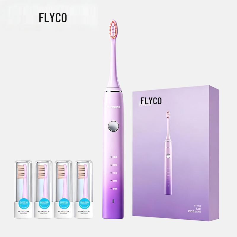 Flyco Adult Sonic Electric Toothbrush FT7105 CN Plug (adapter Included)