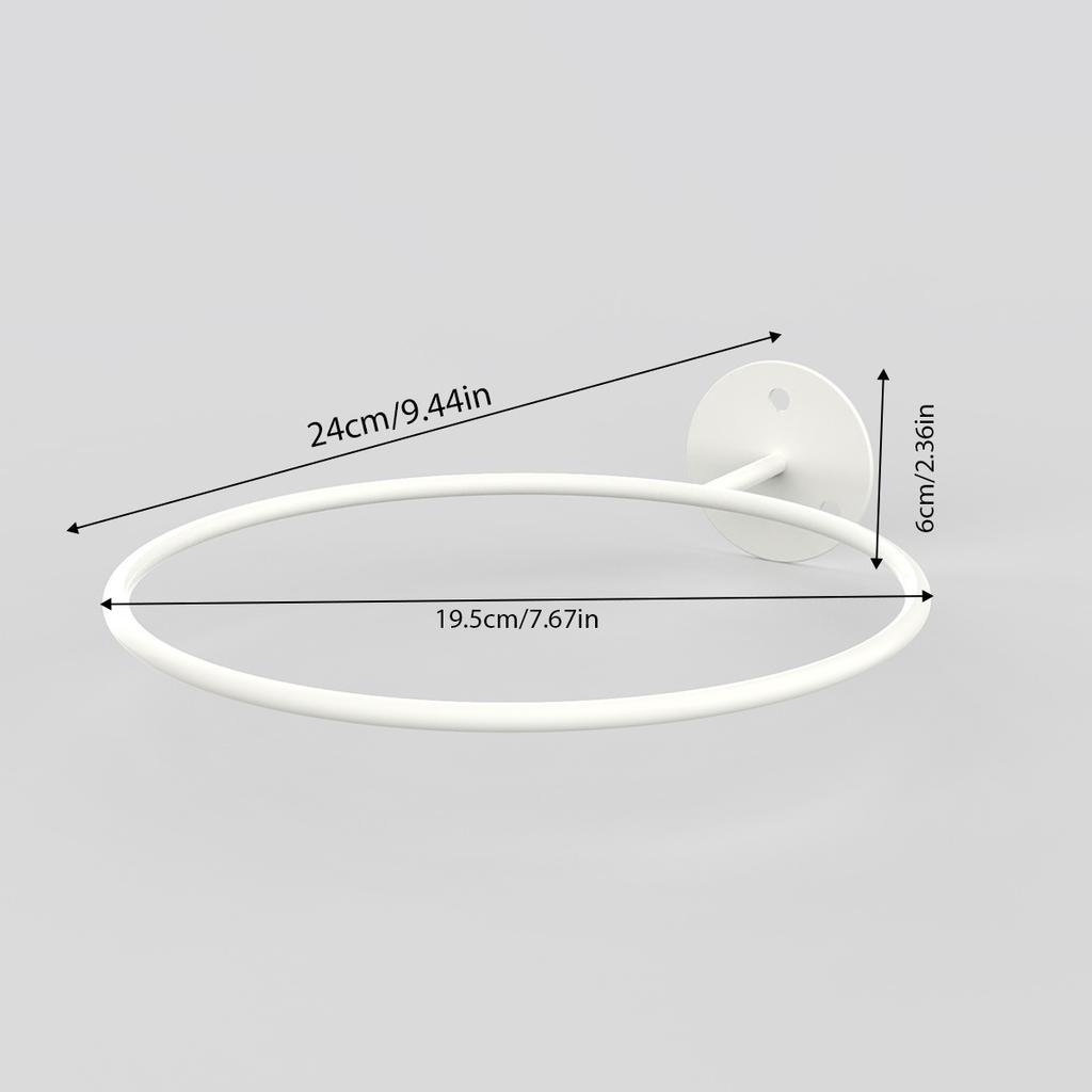 Wall-mounted Basketball Hoop Iron Sports Display Rack for Basketball and Football, Multi-purpose Ball Display Rack