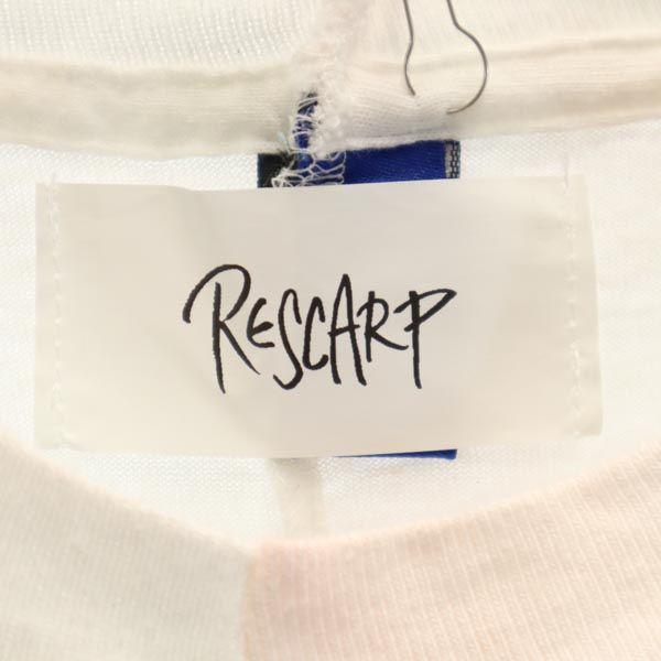 RESCARP 23ss Remake Short sleeve T-shirt White x gray Men's Used