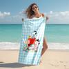 Toalla de playa Snoopy Camping al aire libre Toalla de playa para vacaciones natación Piscina exterior Toalla de baño absorbente