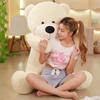 60CM To 200CM Cheap Giant Unstuffed Empty Teddy Bear Bearskin Coat Soft Big Skin Shell Semi-finished Plush Toys Soft Kid Doll