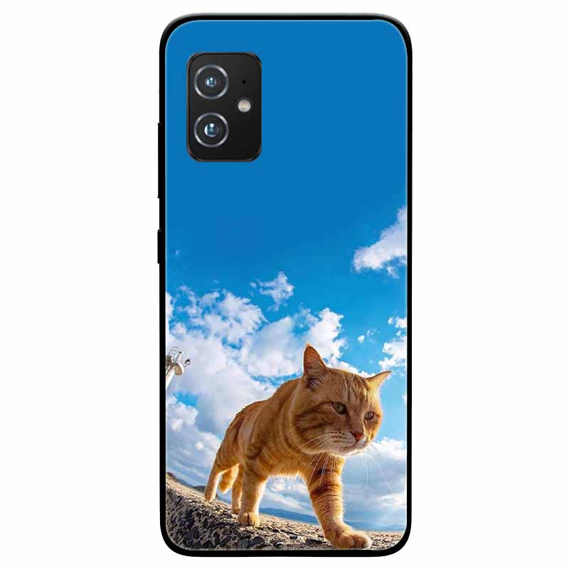 Black Silicone Case For Asus Zenfone 8 ZS590KS Case Soft Back Cover Coque For Asus Zenfone 8 ZS590KS Phone Case Zenfone8 Funda