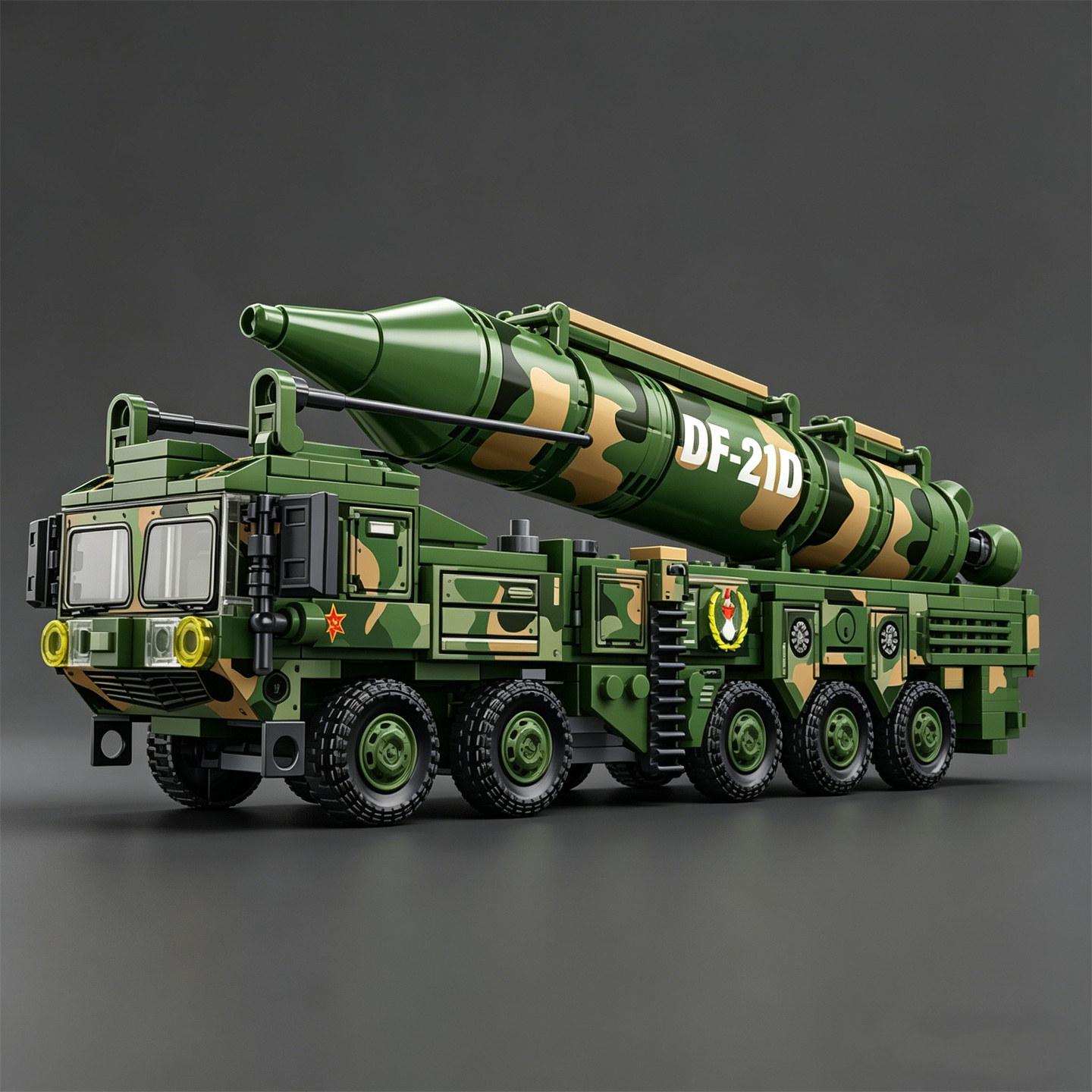 DF-21 Intercontinental Ballistic Missile Launcher Building