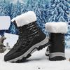 TUINANLE Winter Snow Boots Women Ankle Boots Men Shoes Motorcycle Boots Female