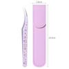 High Precision False Eyelash Tweezers Lashes Extension Tweezer  Miniature Scene Stickers