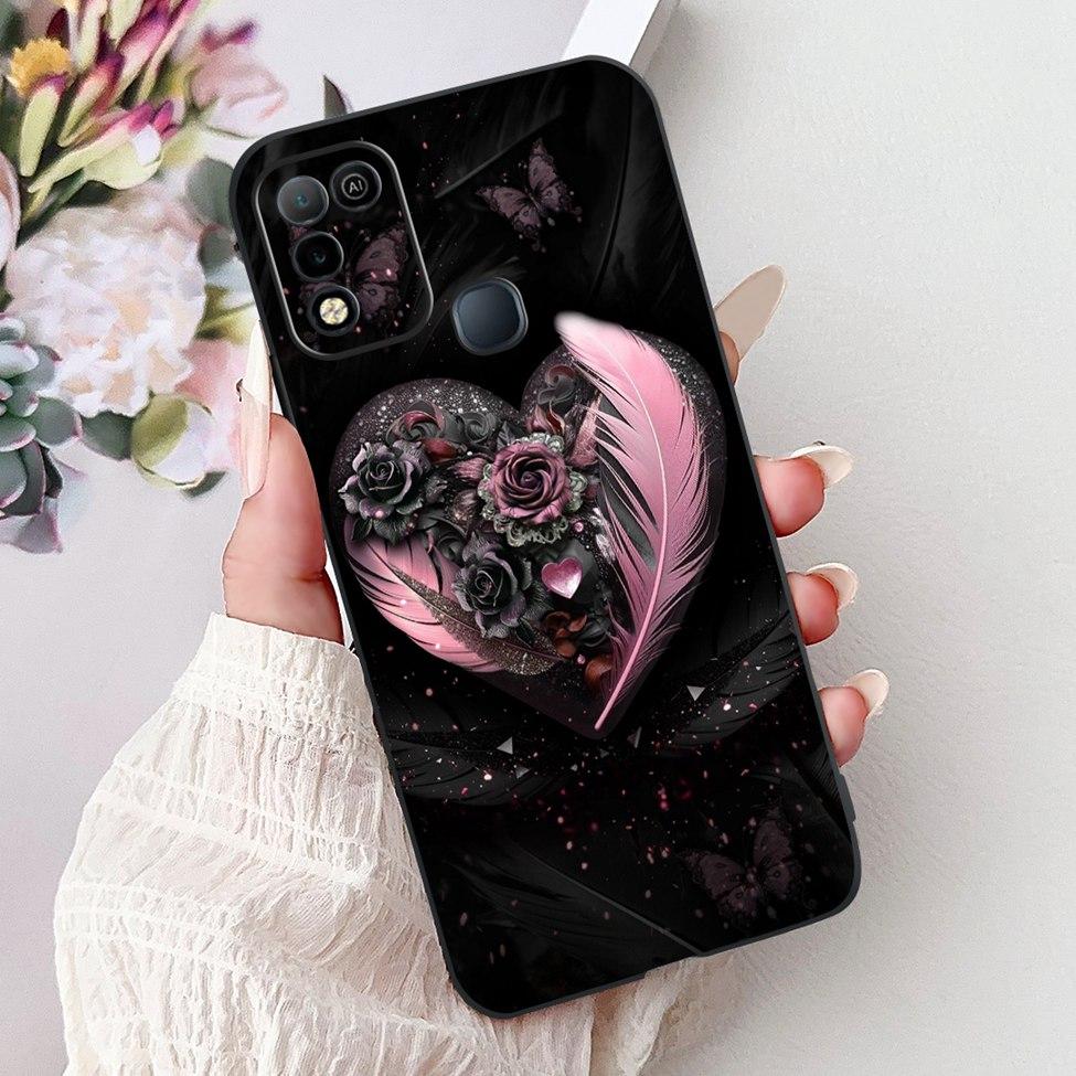 For Infinix Hot 10 X682C 10s X689B 10play X688C Back Cover For Infinix Hot 10 Play Case Shockproof Fashion Cute Cartoon Silicone