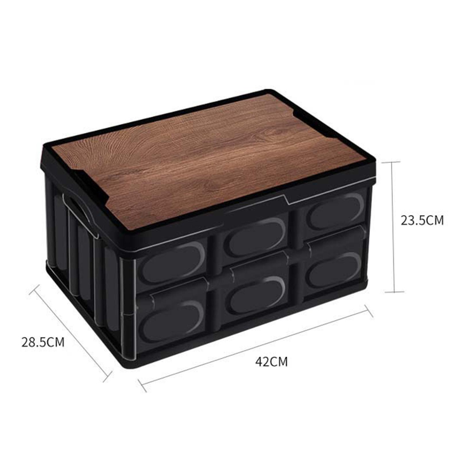 

Органайзер для багажника автомобиля большой вместимости, прочный АБС-пластик, двухслойный, складной дизайн, органайзер для хранения в автомобиле