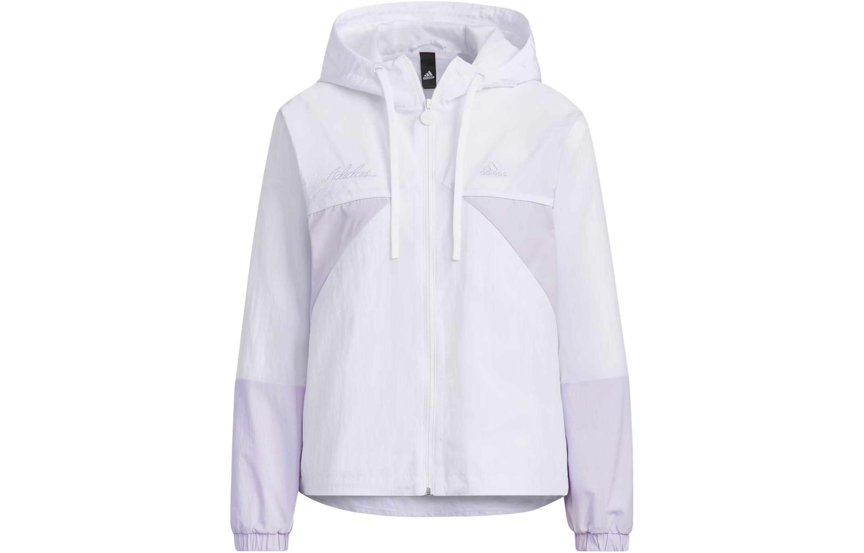 Adidas Jackets Women s White Hooded Moderate Other IP0751 S