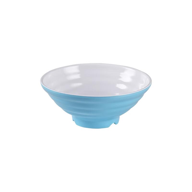 Diren A5 Melamine Two-Tone Threaded Noodle & Soup Bowl Set